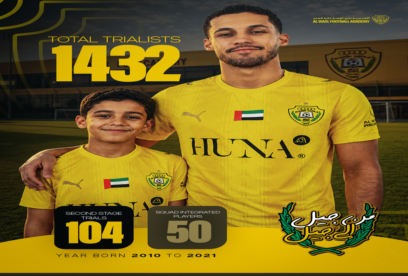 Great Success for Al Wasl Football Academy Trials