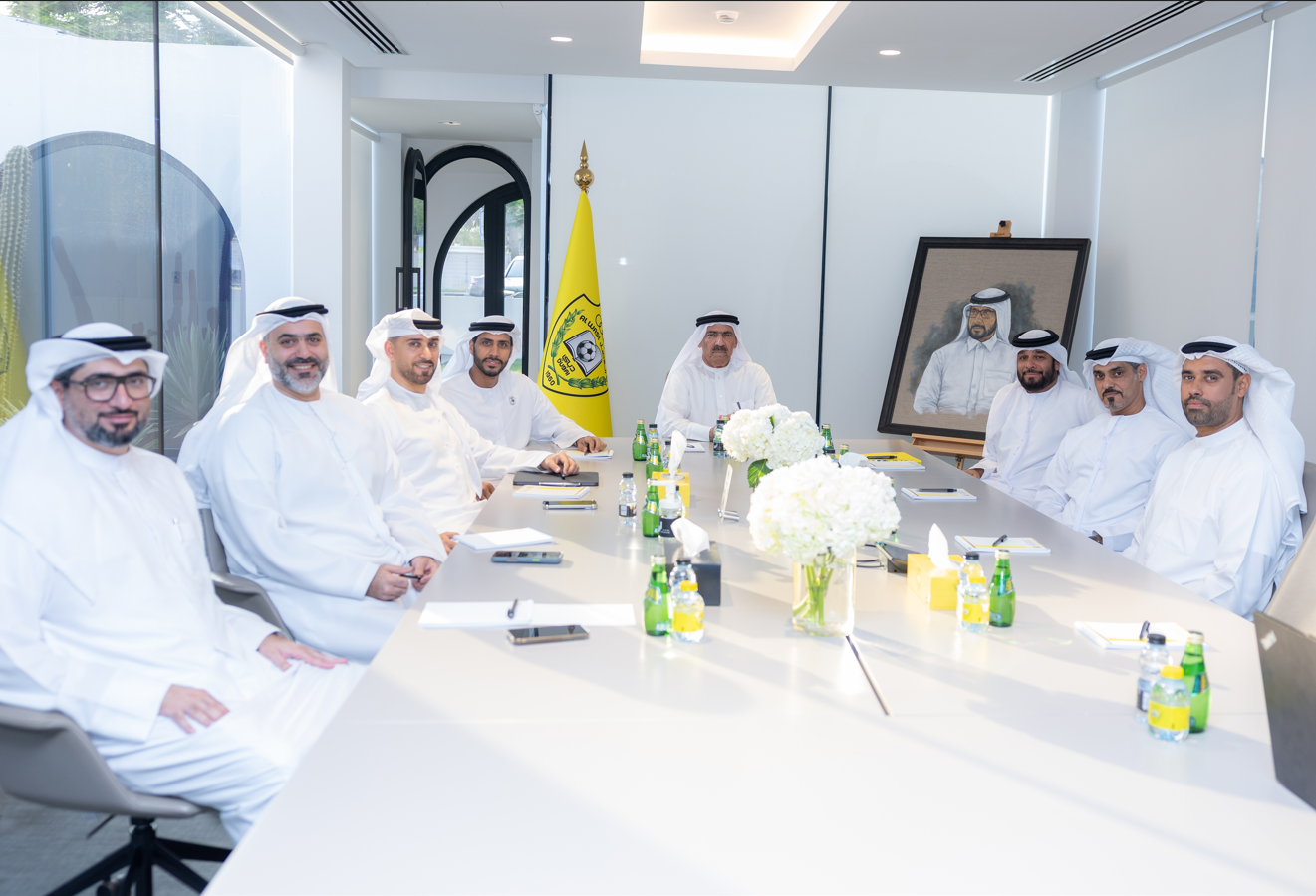 مجلس إدارة نادي الوصل يعقد اجتماعه الأول برئاسة بن فهد