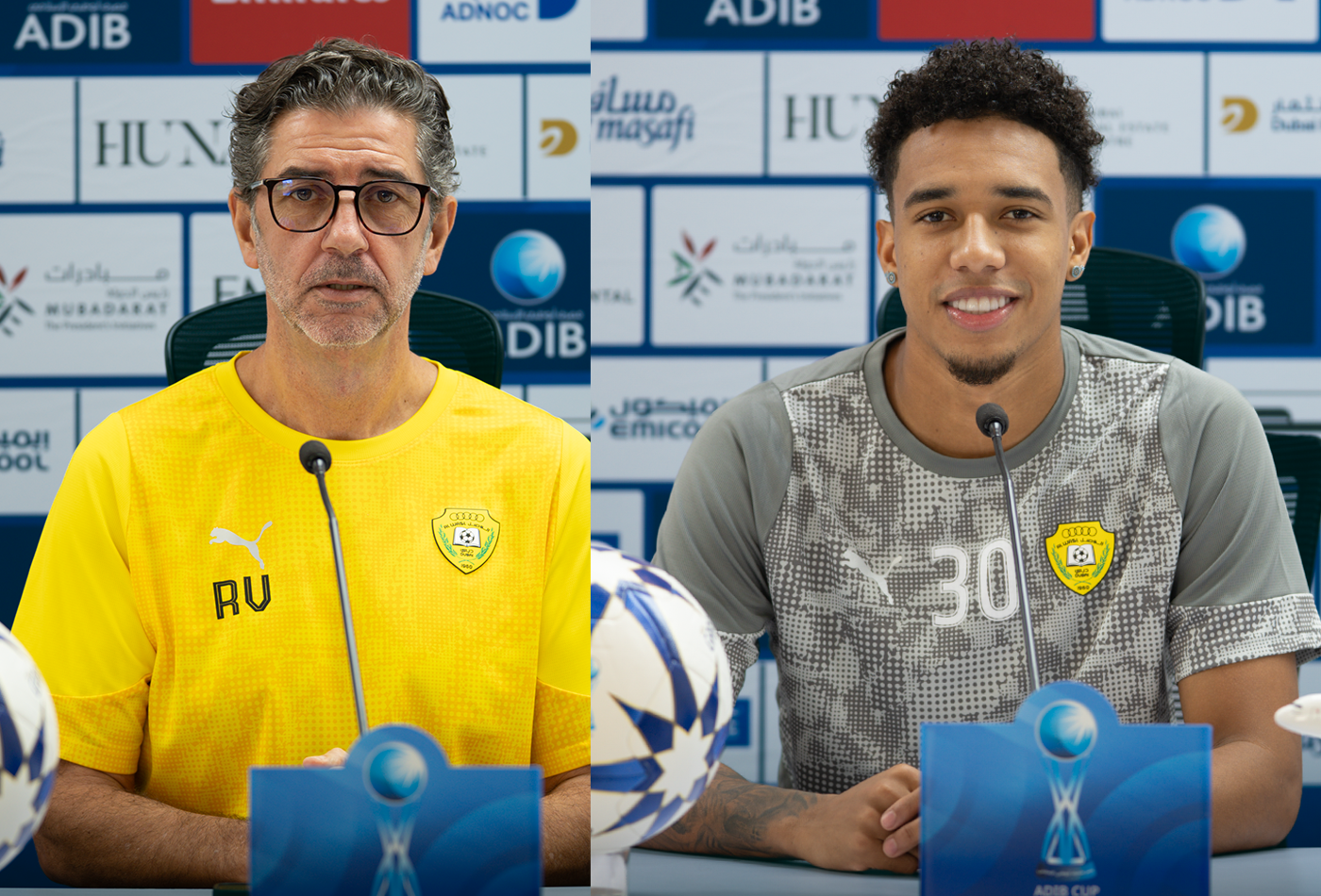 Press Conference Ahead of Al Wasl vs. Khorfakkan in the Abu Dhabi Islamic Bank Cup