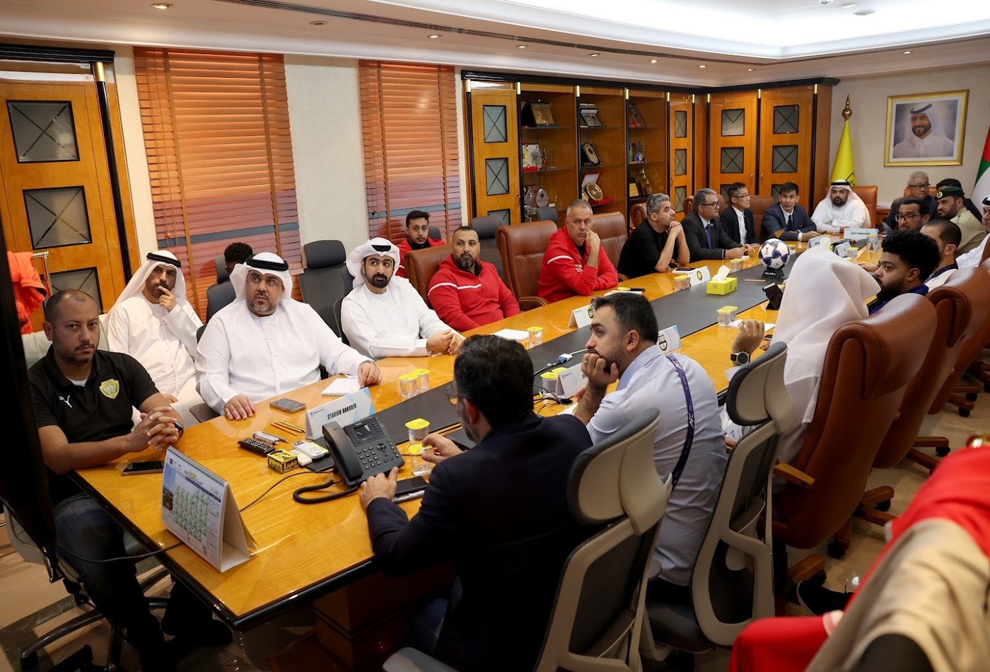 Coordination meeting held for the Al Wasl vs Al Nassr match