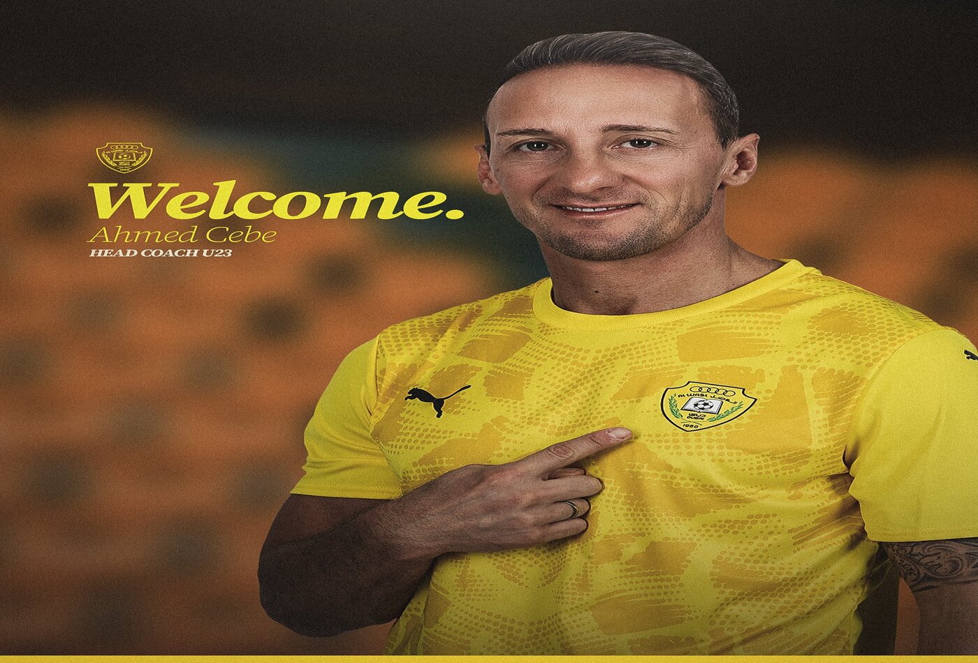 Ahmed Cebe appointed Head Coach of Al Wasl Under 23 years Team