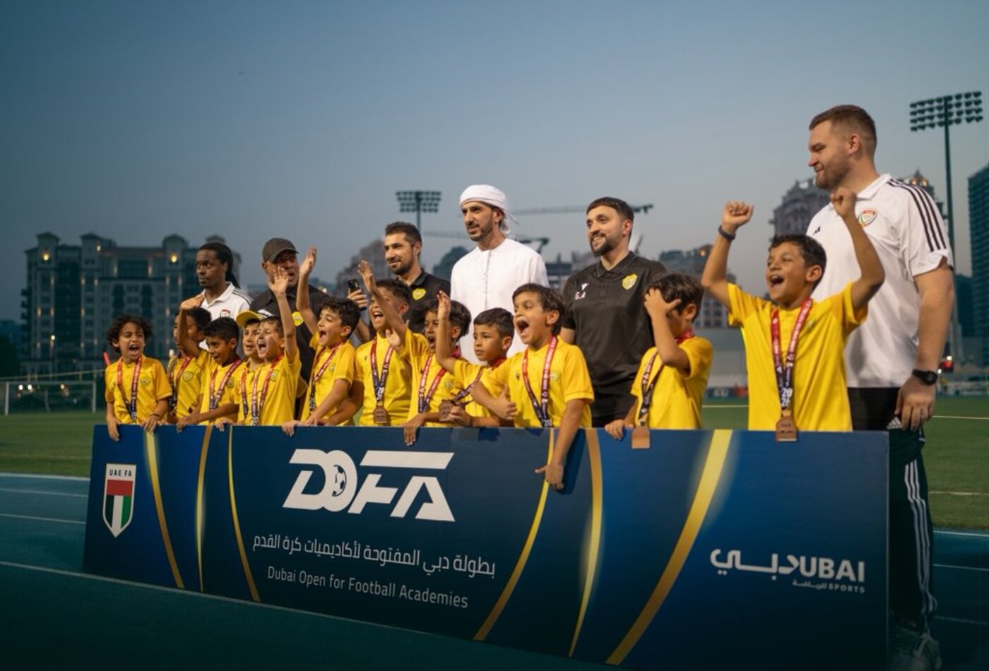 Al Wasl juniors  conclude their season with a crowning at the Dubai Open Football Academies Championship (DOFA)