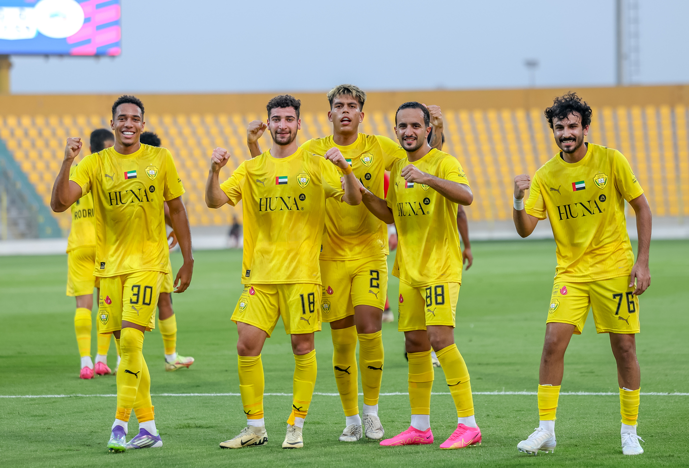 Al Wasl under 23 years team Defeat Al Bataeh with a Clean Five-Goal Victory