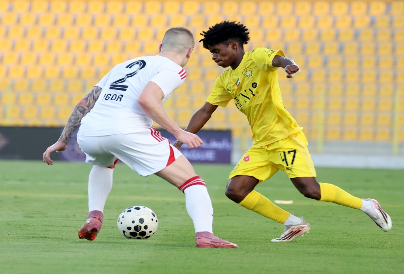 تعادل رديف  الوصل مع الجزيرة 2-2