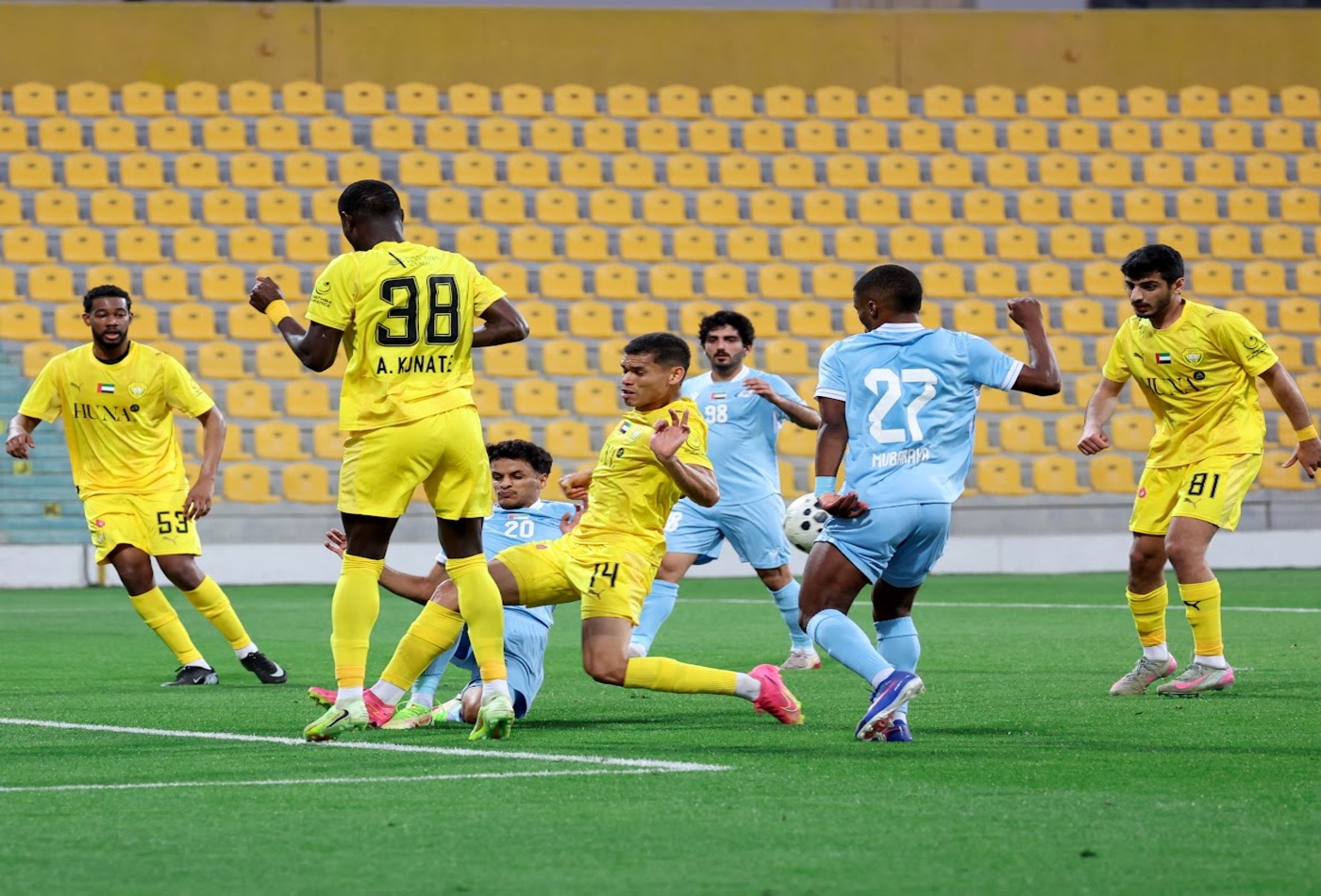 تعادل الوصل وبني ياس 1-1 في دوري تحت 23 عاماً 