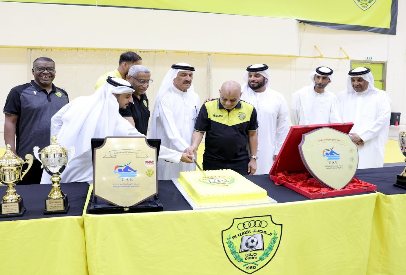 تكريم أبطال سباحة الوصل بعد موسم استثنائي
