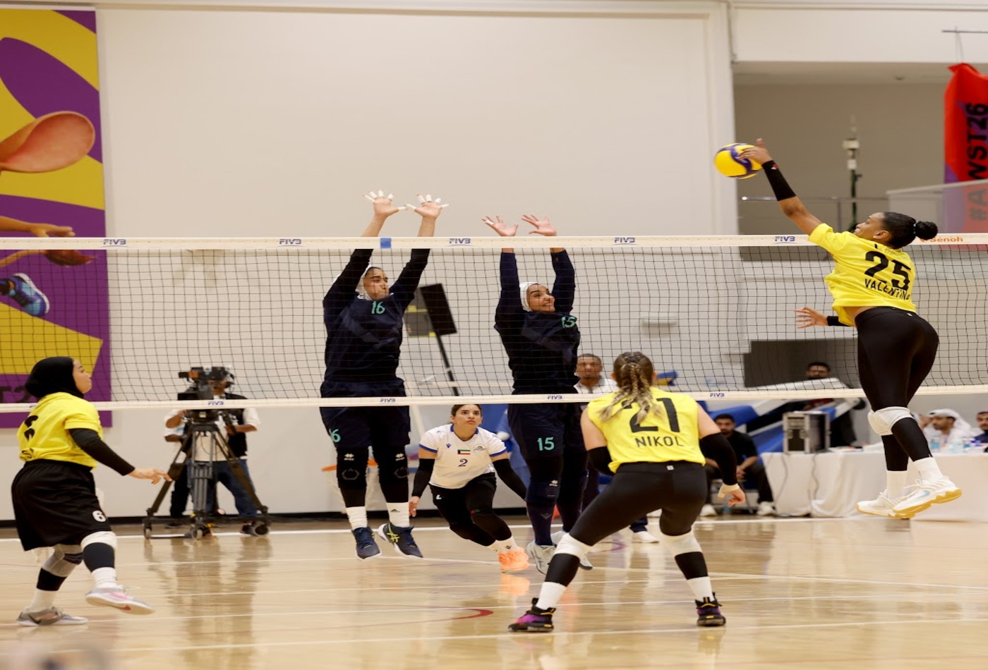 فوز سيدات الوصل على فريق الفتاة الكويتي في دورة الألعاب للأندية العربية للسيدات