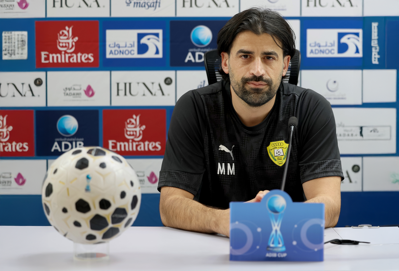 The Pre-Match Press Conference for the Al Wasl vs. Al Jazira Match in the First Leg of the Quarter-Finals of the Abu Dhabi Islamic Bank Cup