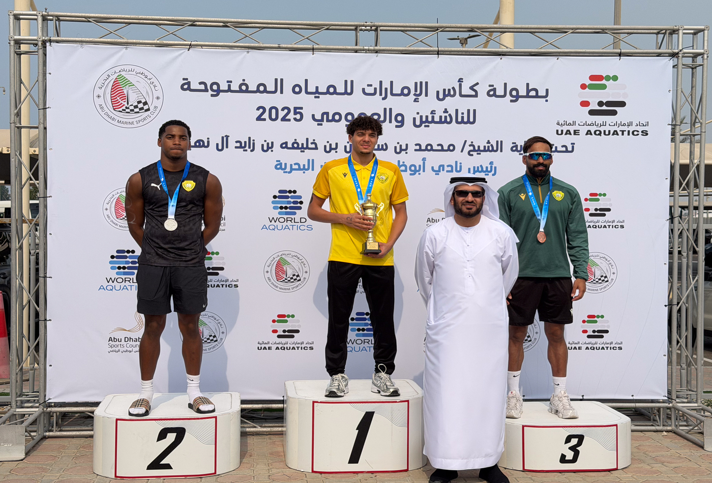 Al Wasl Swimmers Dominate the 2025 UAE Open Water Swimming Championship