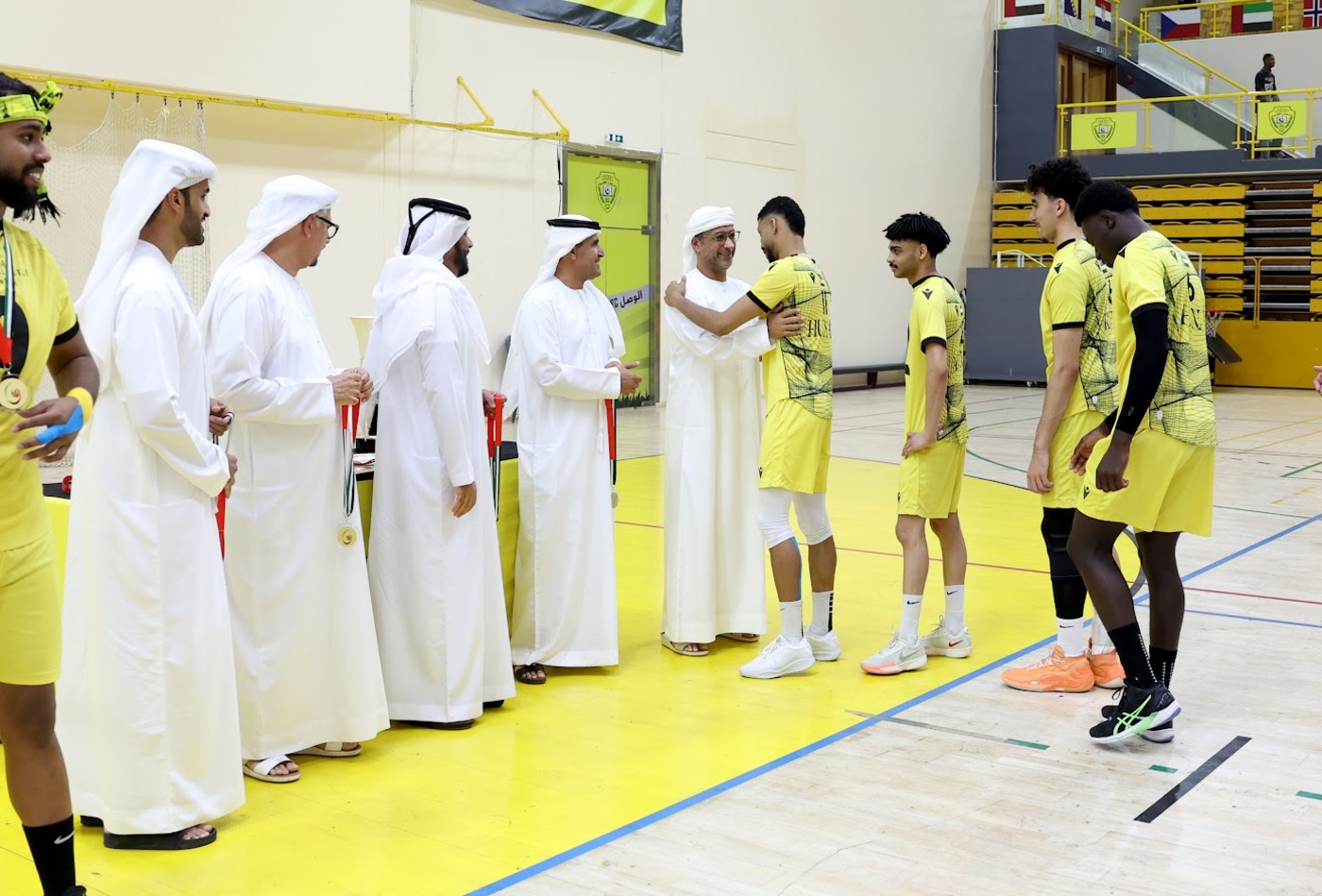 Al Wasl youth team win the volleyball league title