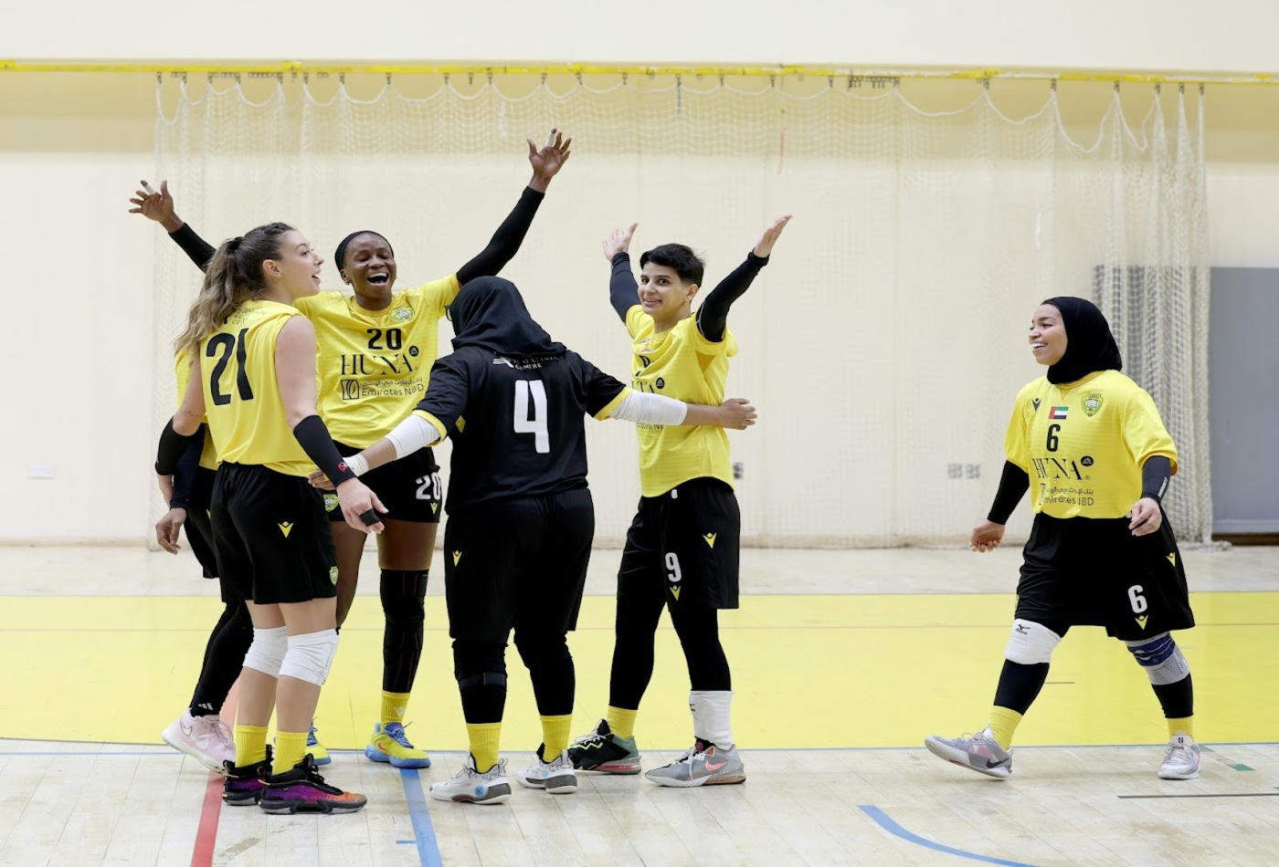 Al Wasl wins over Elite Volleyball in the Women's Volleyball League