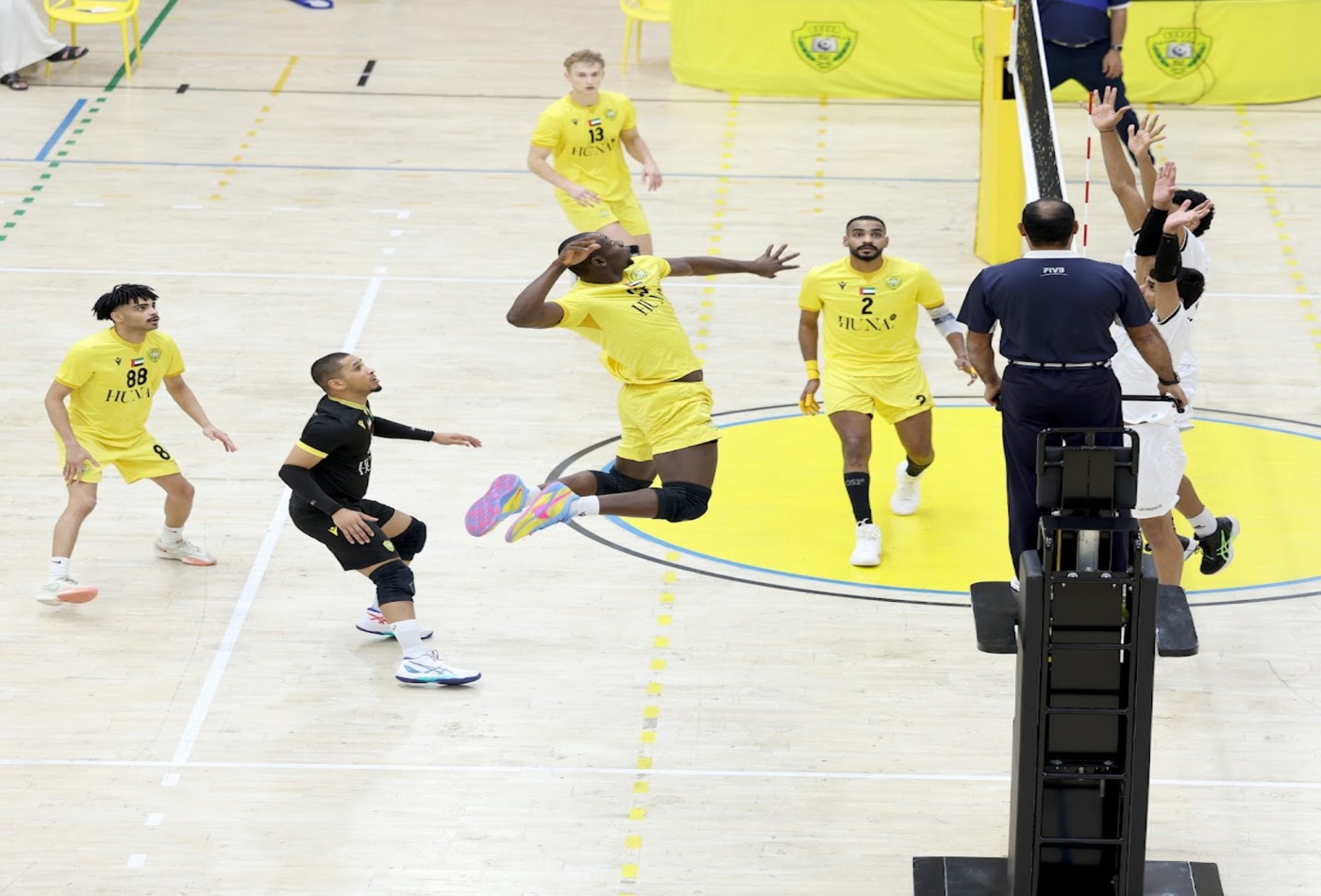 Al Wasl win Over Ajman in the Men’s Volleyball League