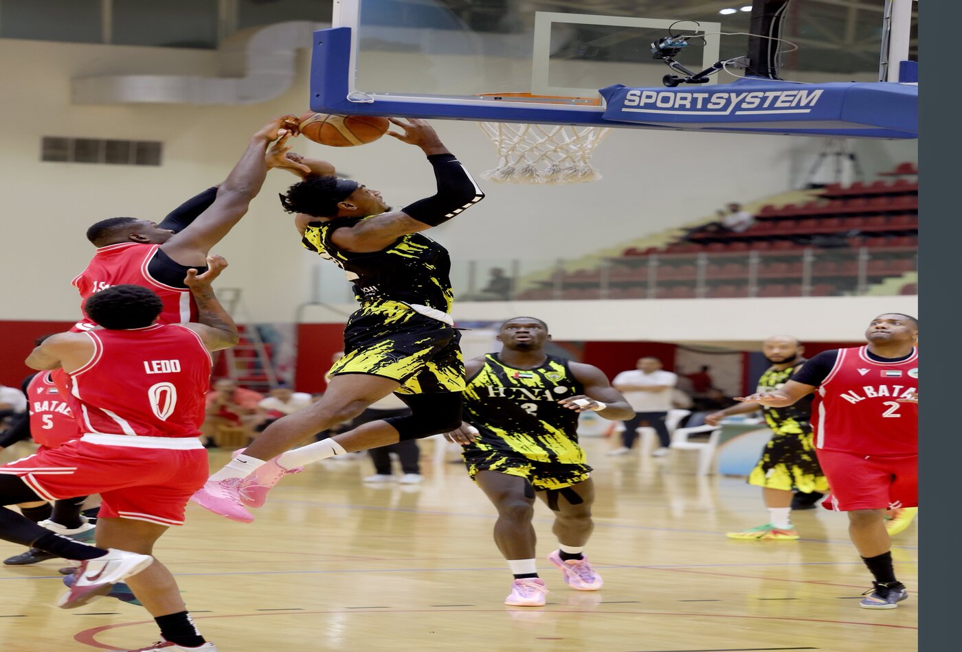 Al Wasl Men’s Basketball Team Defeats Al Bataeh in the Open Etihad Cup