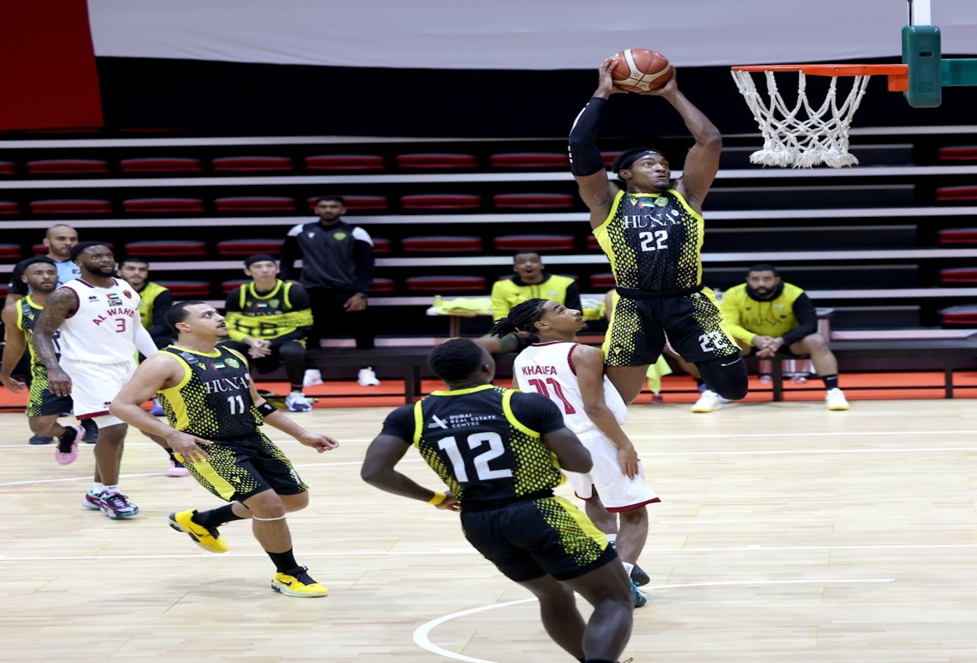 فوز الوصل على الوحدة في دوري الرجال لكرة السلة