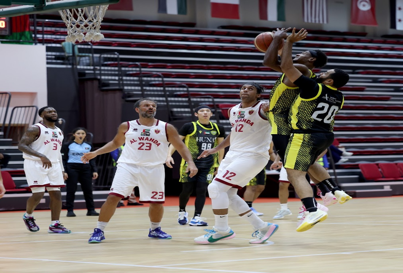 فوز الوصل على الوحدة في دوري الرجال لكرة السلة