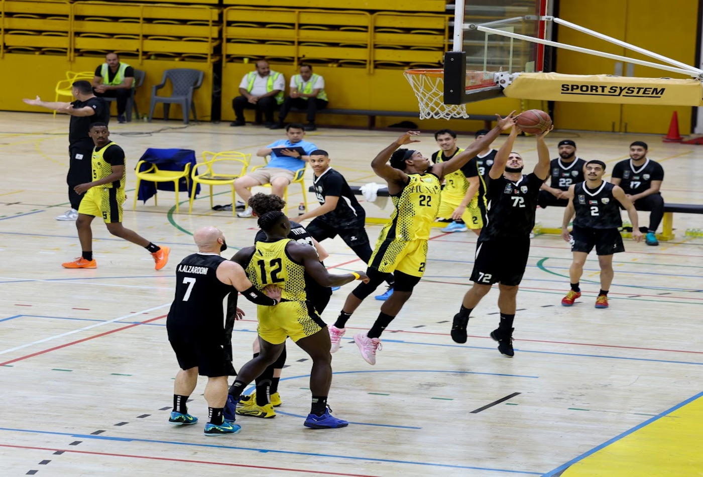 فوز الوصل على الظفرة في دوري الرجال لكرة السلة