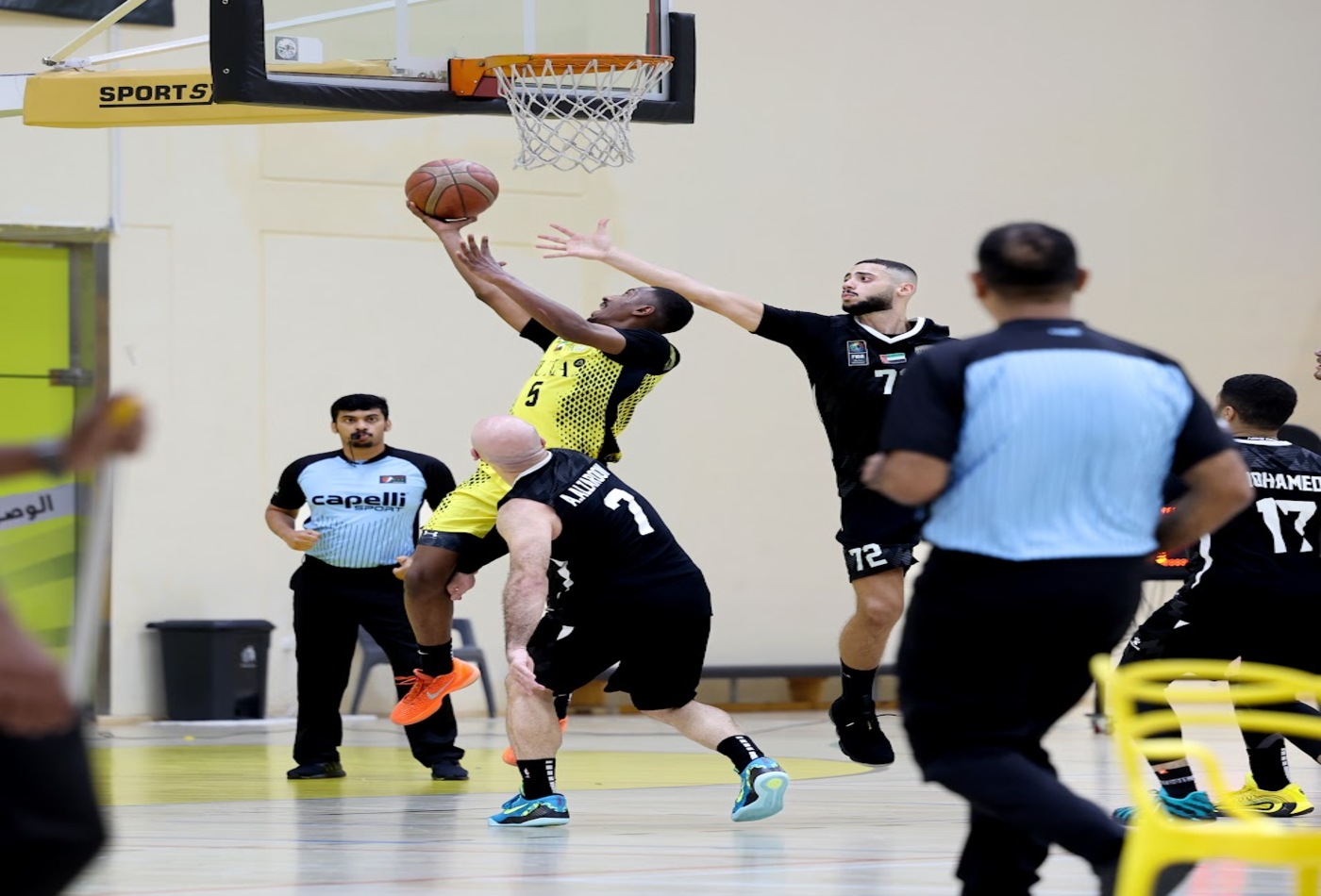 فوز الوصل على الظفرة في دوري الرجال لكرة السلة