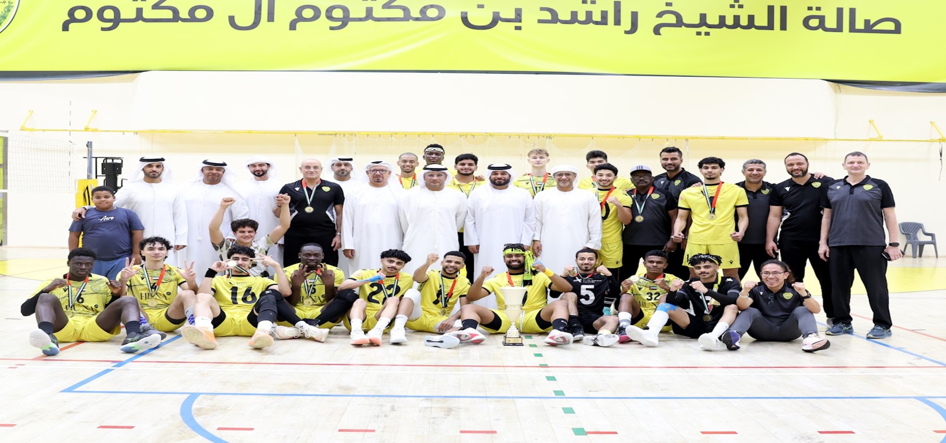 Al Wasl crowned youth volleyball league champions