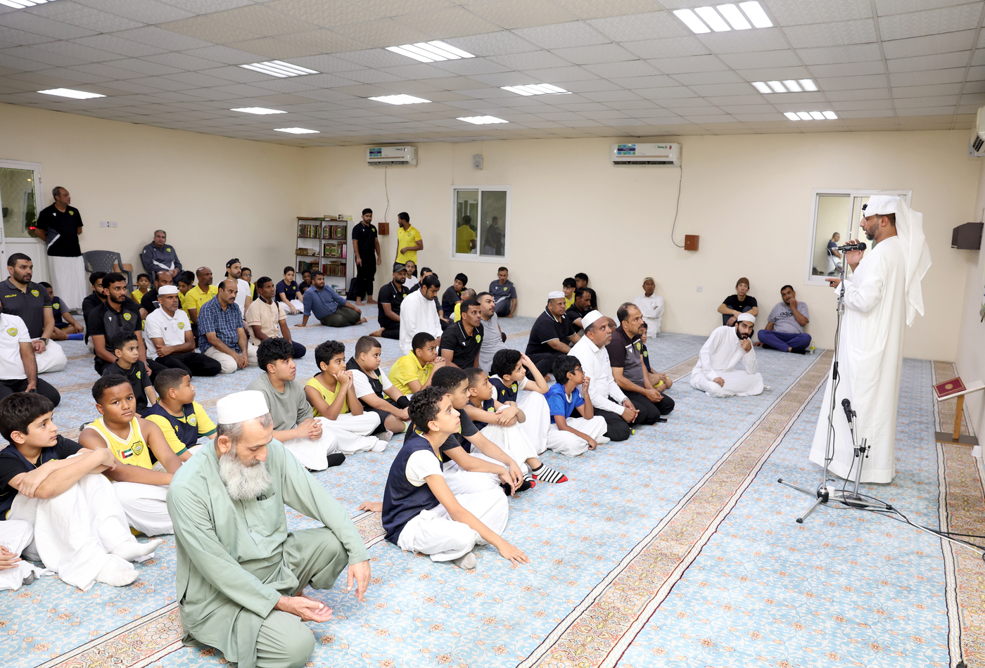Lecture on Honouring Parents and Respecting Elders for Basketball Players at Al Wasl Club