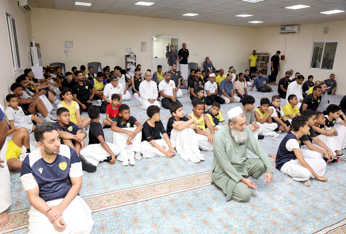 Lecture on Honouring Parents and Respecting Elders for Basketball Players at Al Wasl Club