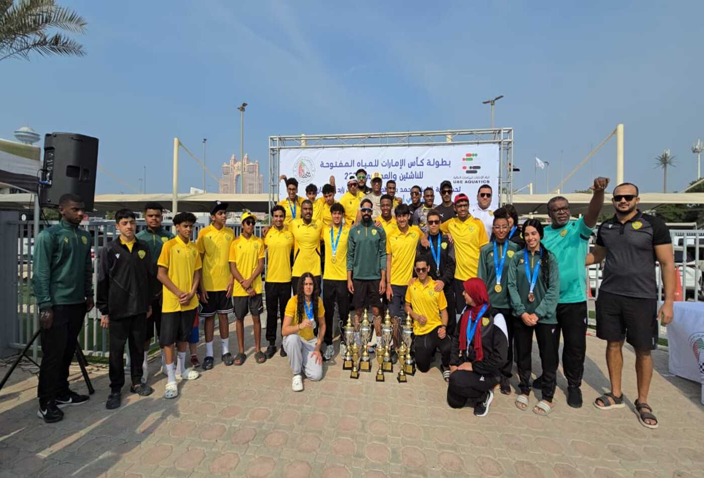 Al Wasl Swimmers Dominate the 2025 UAE Open Water Swimming Championship