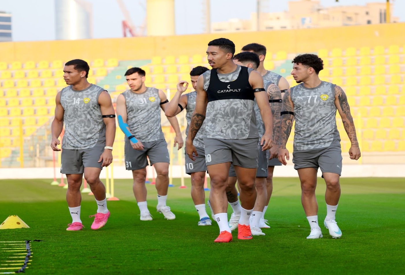 الوصل يختتم تحضيراته لمواجهة الأهلي السعودي