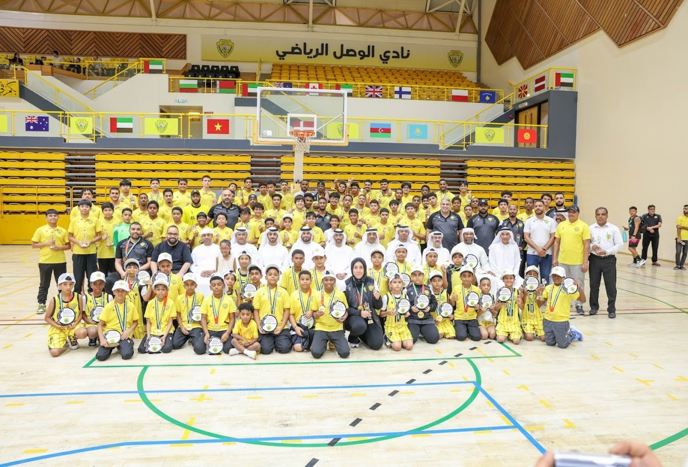 Al Wasl Company for Team and Individual Sports Honors Age Group Basketball Teams