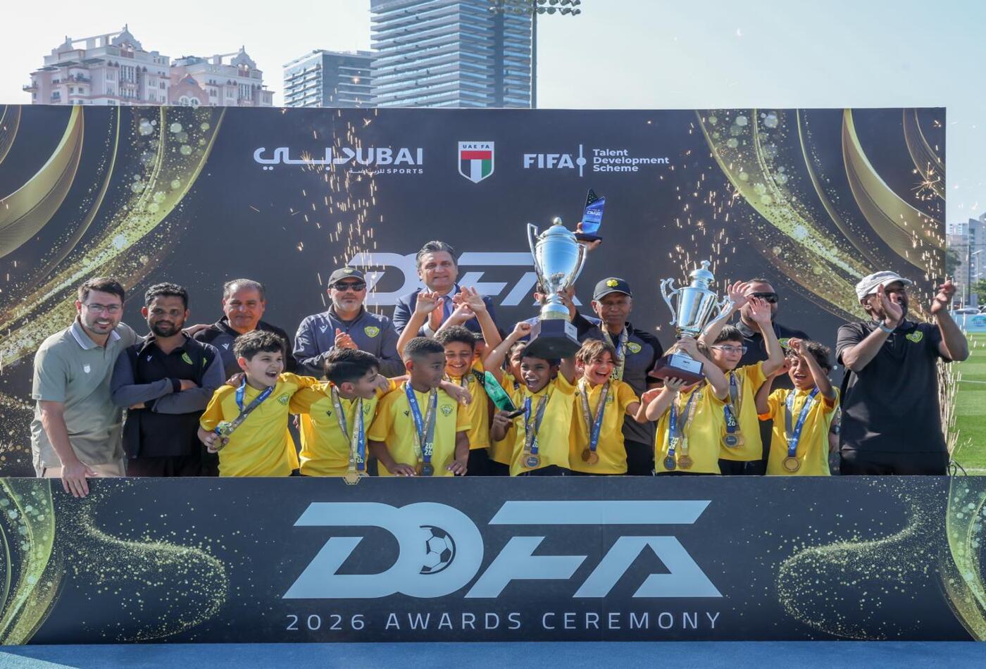 Al Wasl Shines in the Dubai Open Football Academies Championship “DOFA”