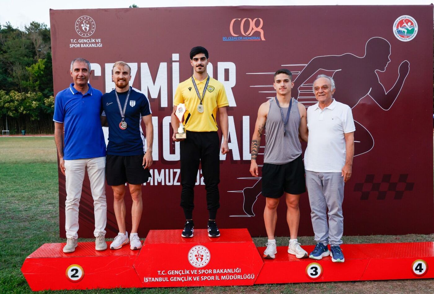 Al Wasl’s Ali Haji Wins Gold Medal at the Enka Athletics Championship in Istanbul