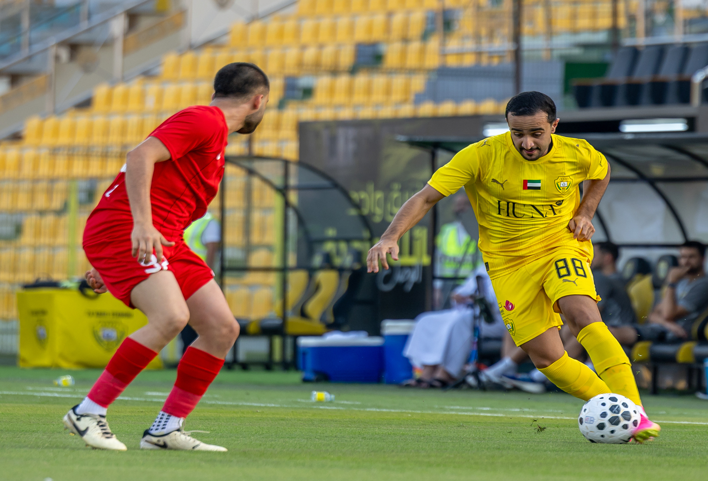 Al Wasl under 23 years team Defeat Al Bataeh with a Clean Five-Goal Victory