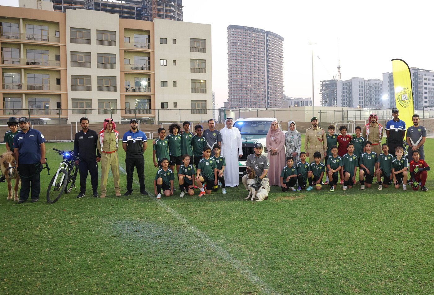 Al Wasl Football Academy hosts the “Aware Athlete” initiative under the patronage of Dubai Police and Dubai Sports Council