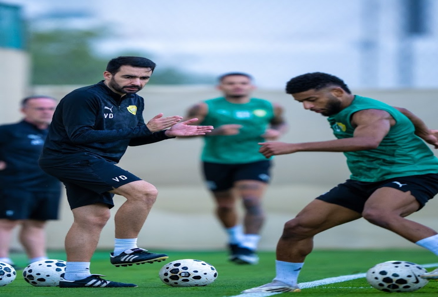 Al Wasl conclude their training in preparation for the Ajman match in the league