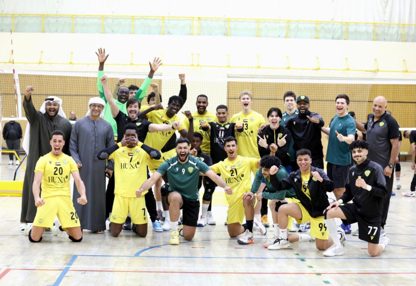 Al Wasl defeat Hatta in the Men’s Volleyball League
