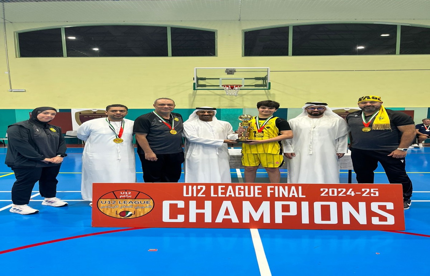 Al Wasl's buds team crowned champions of Basketball League