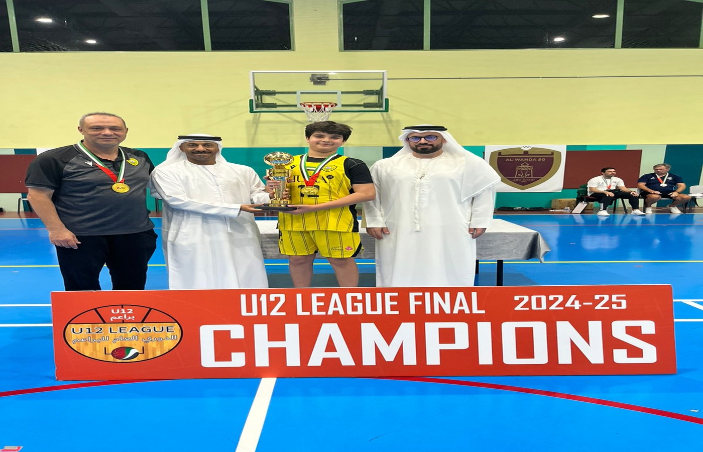Al Wasl's buds team crowned champions of Basketball League