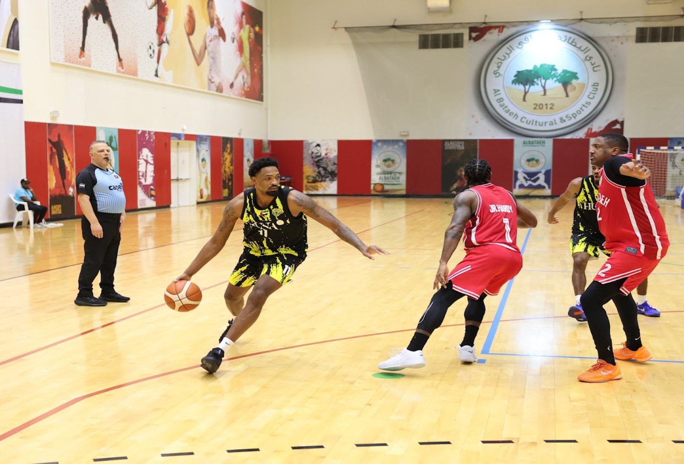 Al Wasl Men’s Basketball Team Defeats Al Bataeh in the League