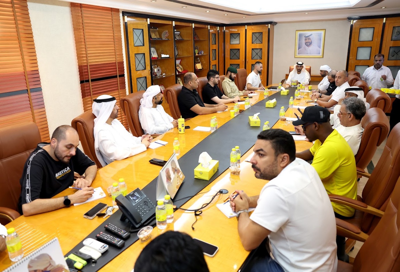 Internal Coordination Meeting at Al Wasl Club in Preparation for the Match Against Iraqi Air Force