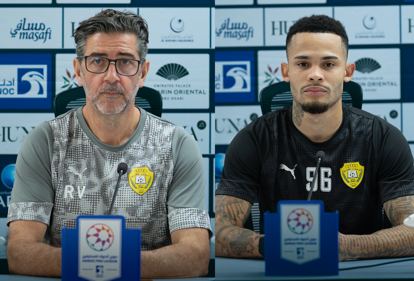 Press conference ahead of Al Wasl vs Dibba match