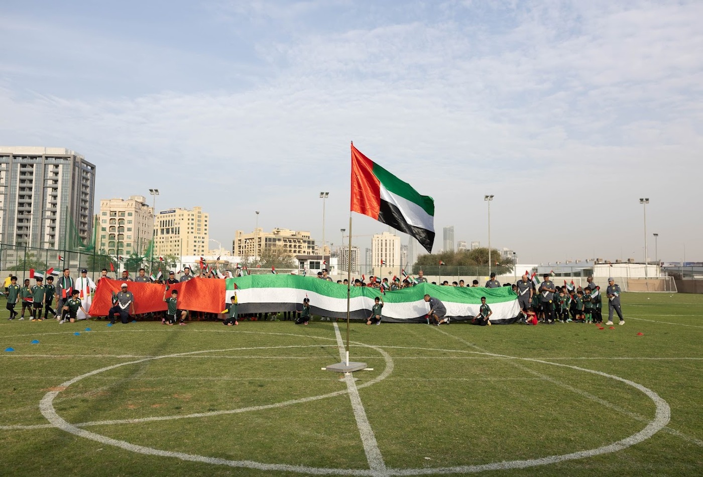 Al Wasl Academy organizes a UAE Flag-raising event and promotes values of loyalty and belonging