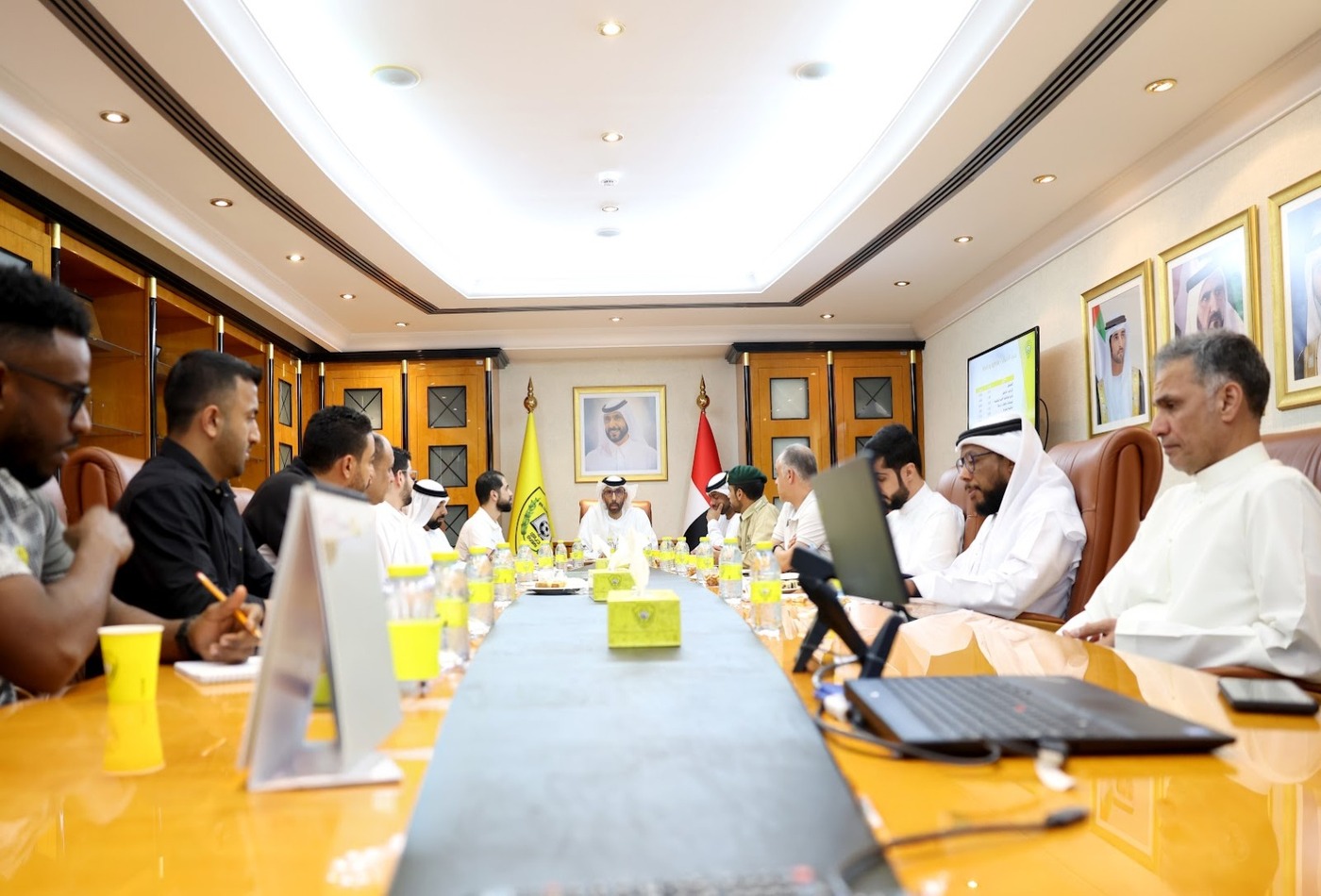 الوصل يعقد  إجتماعاً تنسيقياً  قبل مباراة المحرق البحريني