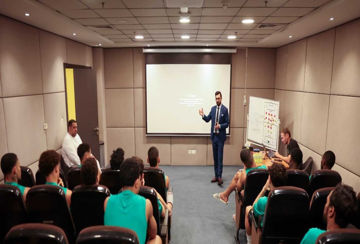 In cooperation with the UAE Pro League… a workshop on “Integrity and Anti-Doping” for the first football team players and administrators at Al Wasl Club