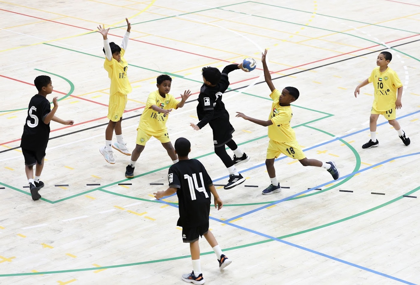 Al Wasl Hosts the Handball Festival for the “B” Buds Category