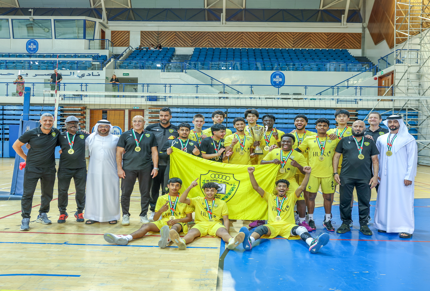 Al Wasl crowned champions of Juniors Volleyball League for the 2025-2026 season