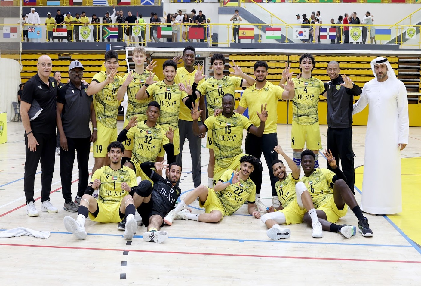 Al Wasl youth team win the volleyball league title