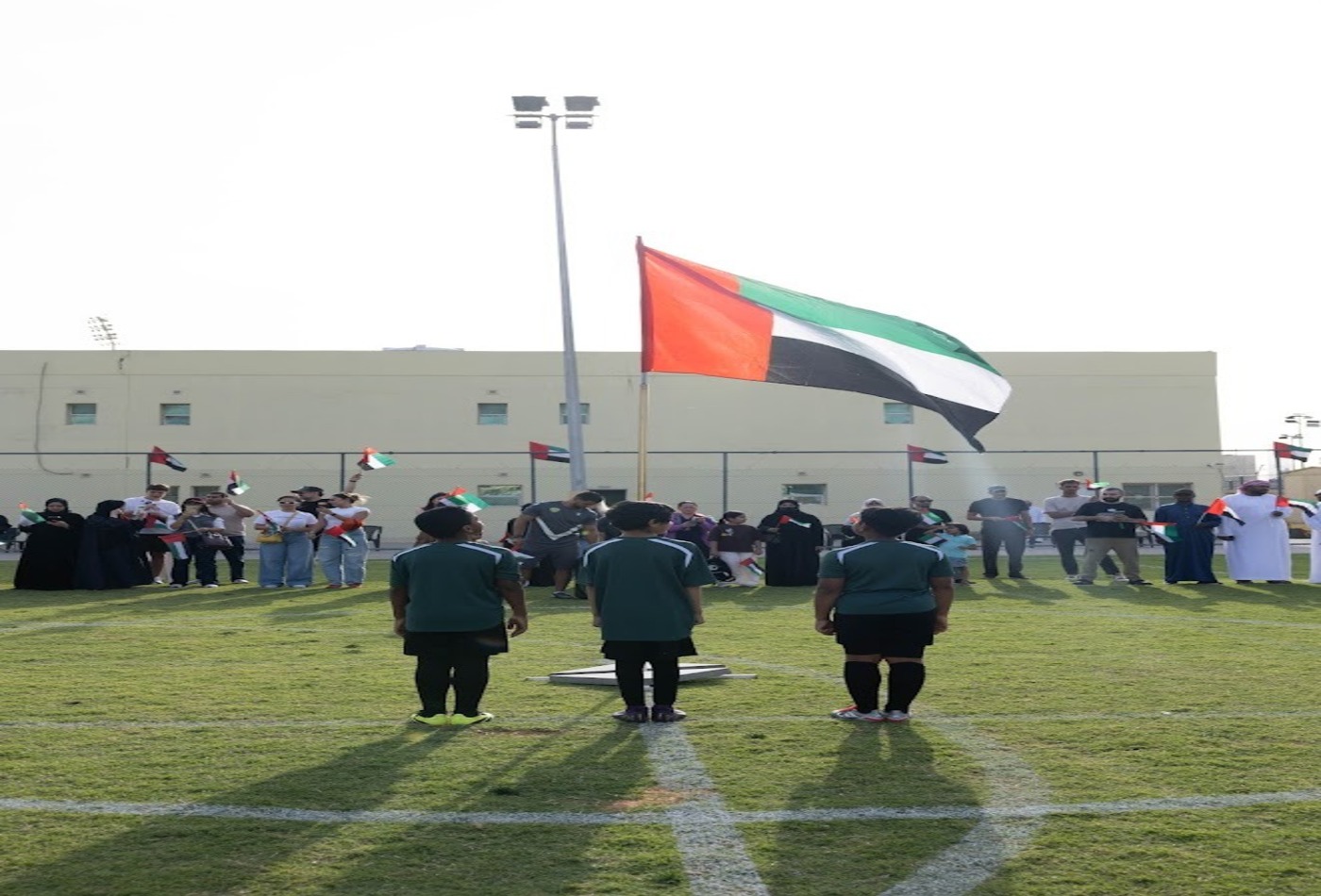 Al Wasl Academy organizes a UAE Flag-raising event and promotes values of loyalty and belonging