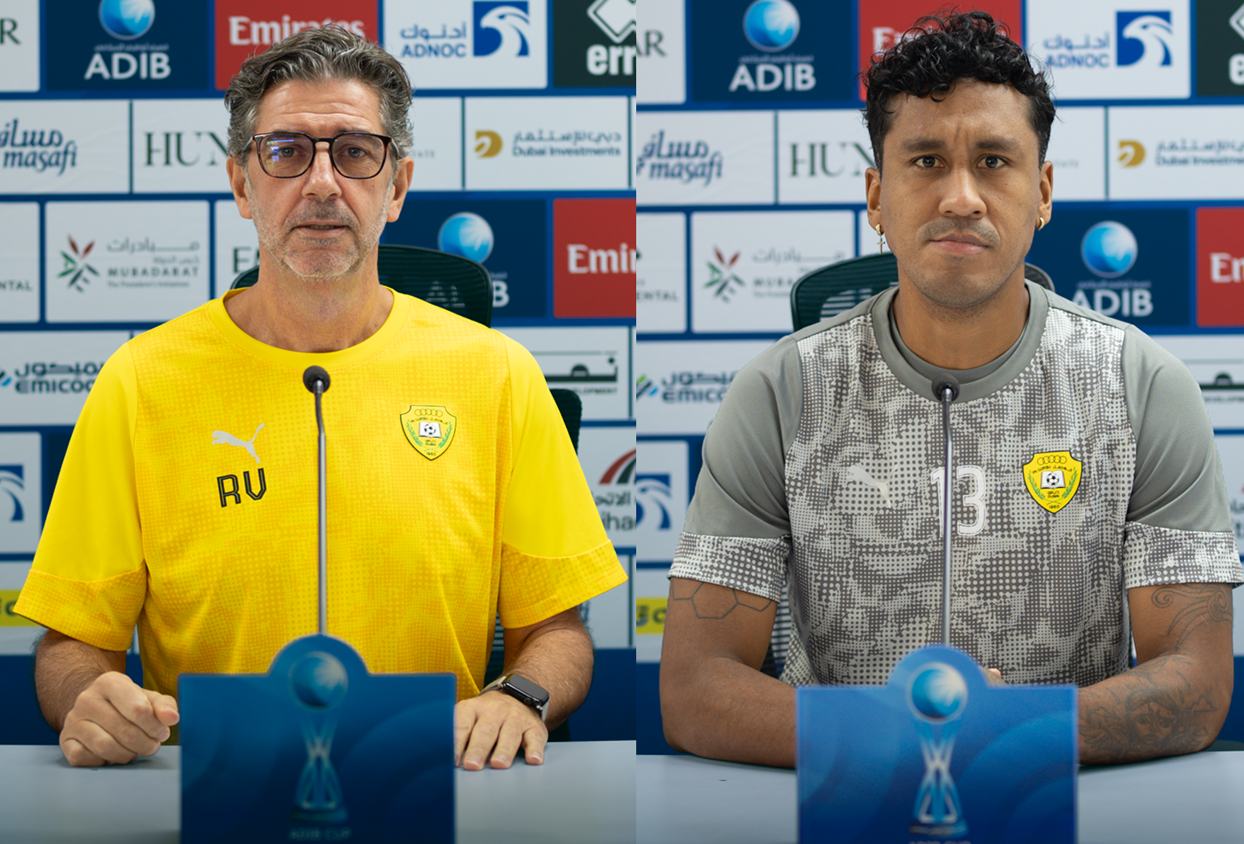 Pre-Match Press Conference Ahead of Al Wasl vs. Kalba in the Abu Dhabi Islamic Bank Cup