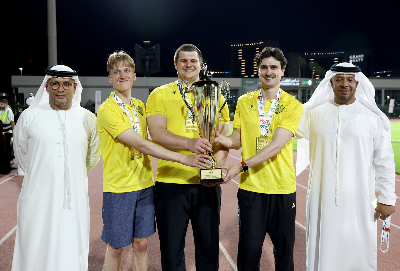 ألعاب قوى الوصل تتوج بكأس الإمارات لفئة العموم وتحصد ثالث بطولات الموسم