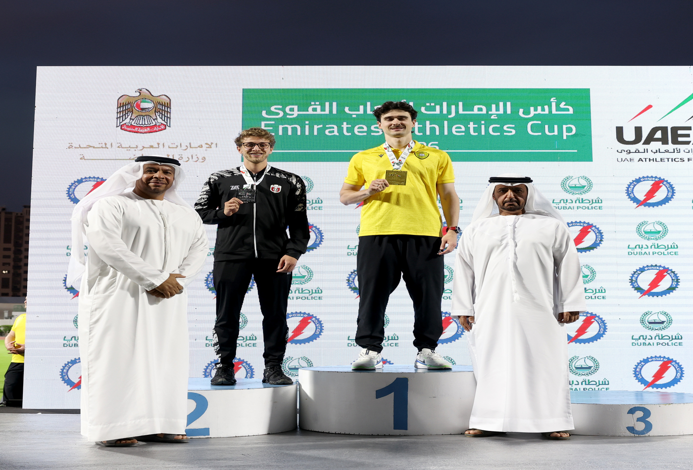 ألعاب قوى الوصل تتوج بكأس الإمارات لفئة العموم وتحصد ثالث بطولات الموسم
