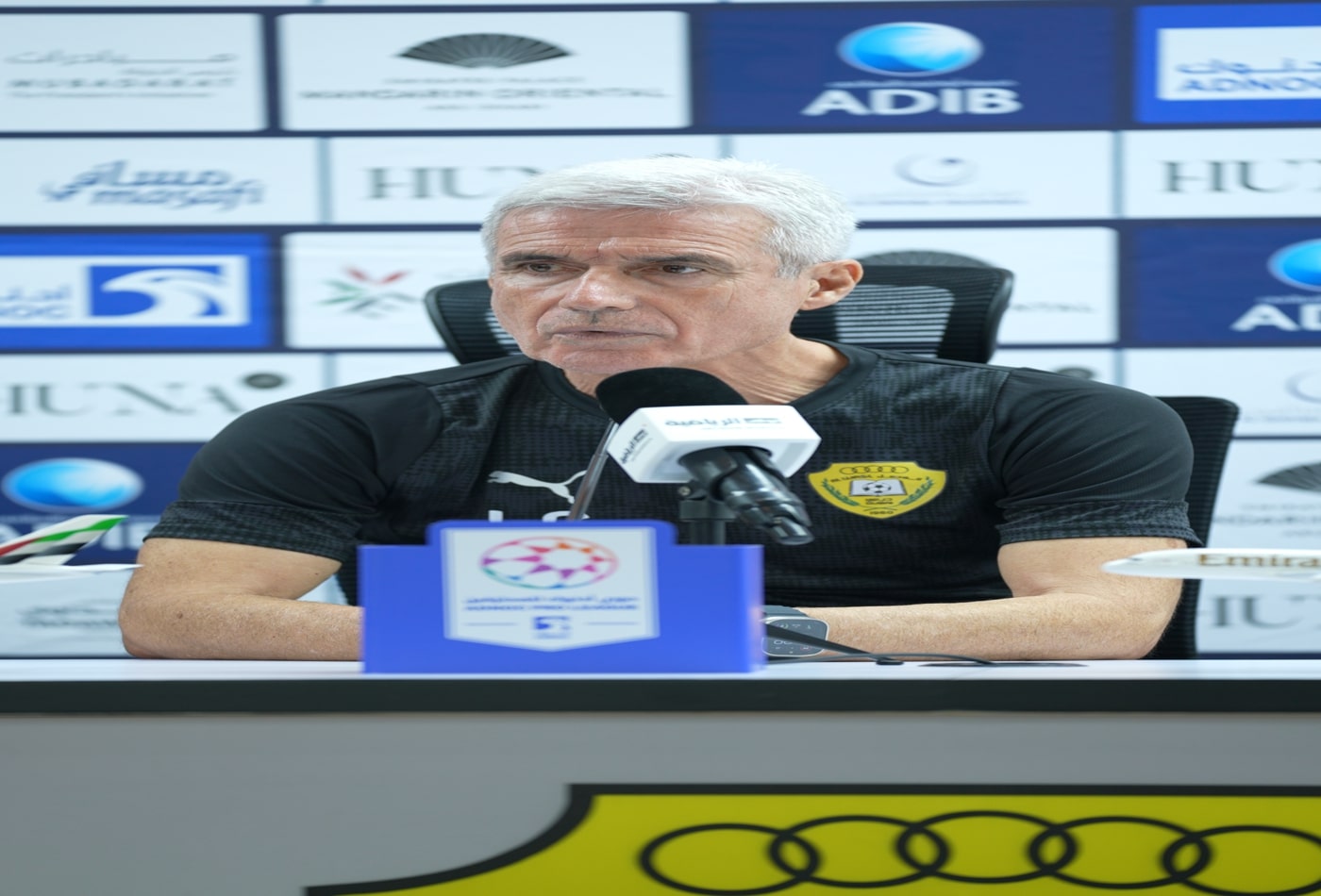 The Press Conference before the Al Wasl vs. Sharjah Match