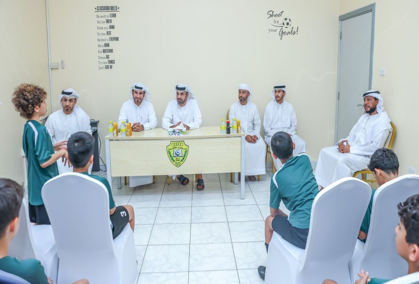 Lecture on (Bullying and Harassment) for Al Wasl Football Academy Players